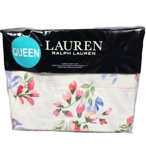 Lauren Ralph Lauren Maggie Floral 4 Pc Queen Sheet Set